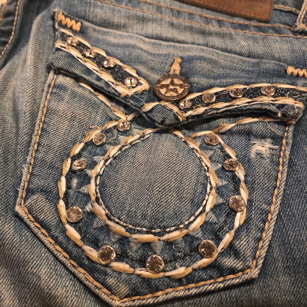 Big Star “Liv” crystal bootcut jeans